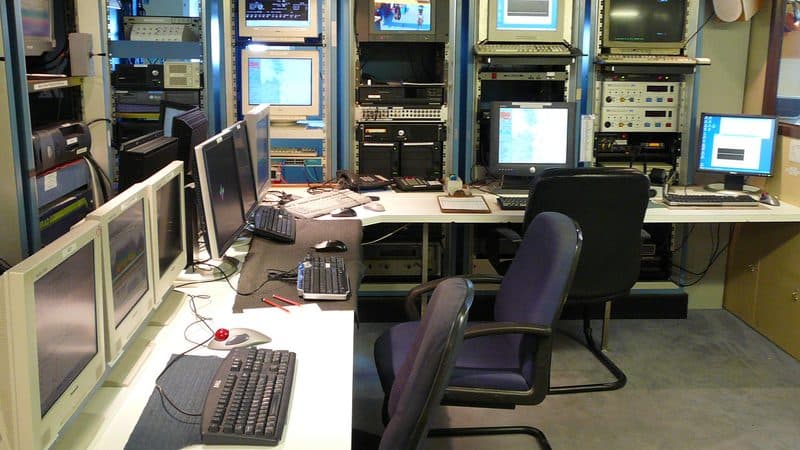 釧路市内の総合病院の外観