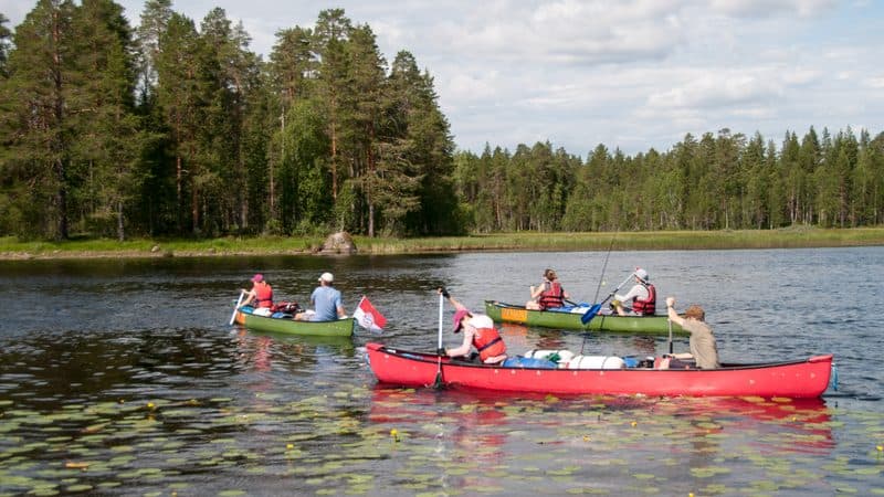釧路湿原でのカヌー体験